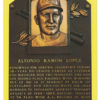 Alfonso Lopez Autographed Cleveland Indians Hall Of Fame Plaque Postcard BAS 27070