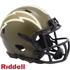 Los Angeles Chargers Riddell New In Box 2022 Salute to Service Mini Helmet 35168