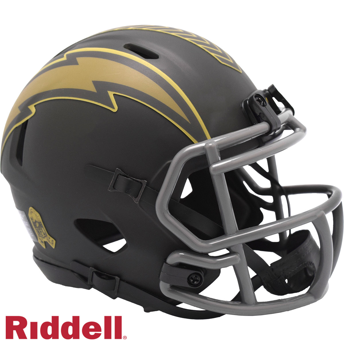 Los Angeles Chargers 2025 Salute to Service Riddell Mini Helmet New In Box 54452