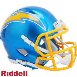 Los Angeles Chargers Flash Speed Mini Helmet Riddell New In Box 30726