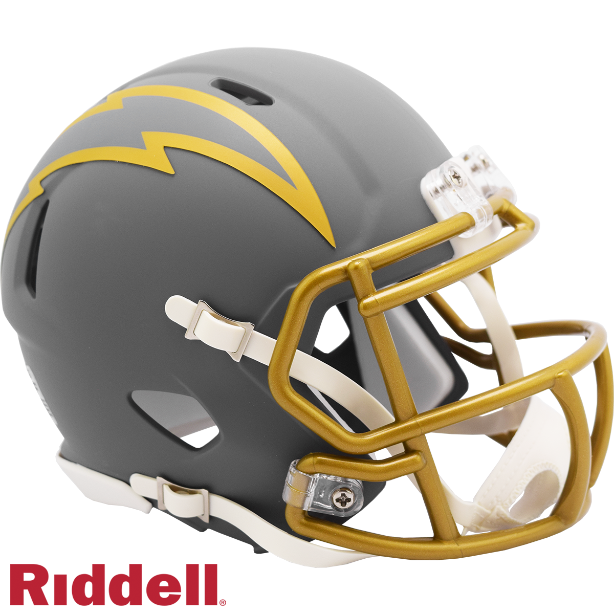 Los Angeles Chargers Slate Riddell Mini Helmet New In Box 47499