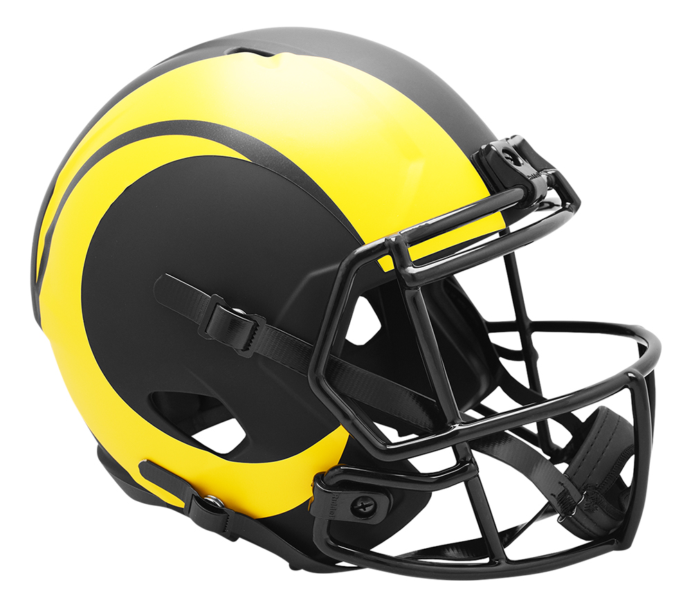Los Angeles Rams Full Size Eclipse Speed Replica Helmet New In Box 28245