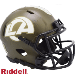 Los Angeles Rams Riddell New In Box 2022 Salute to Service Mini Helmet 35172