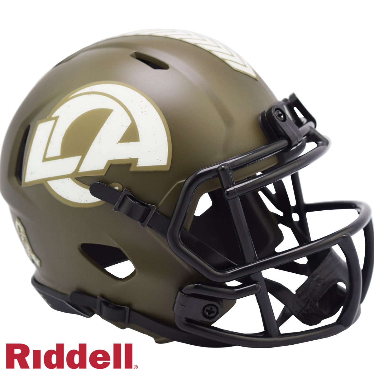 Los Angeles Rams Riddell New In Box 2022 Salute to Service Mini Helmet 35172
