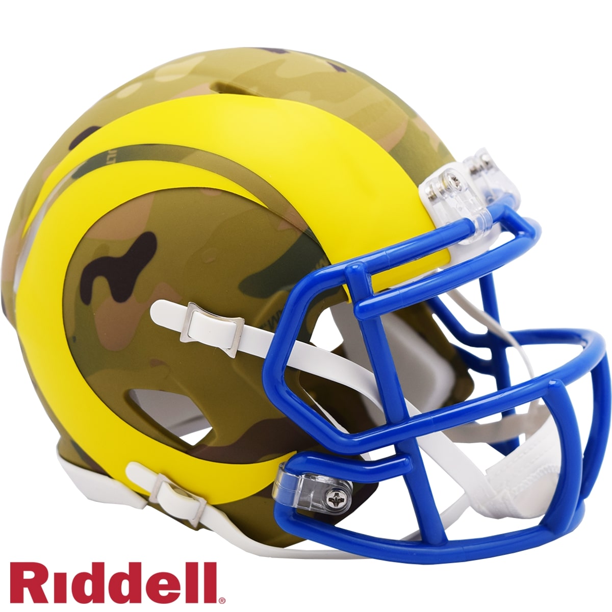 Los Angeles Rams Riddell New In Box Rare Limited Edition Camo Mini Helmet 31288
