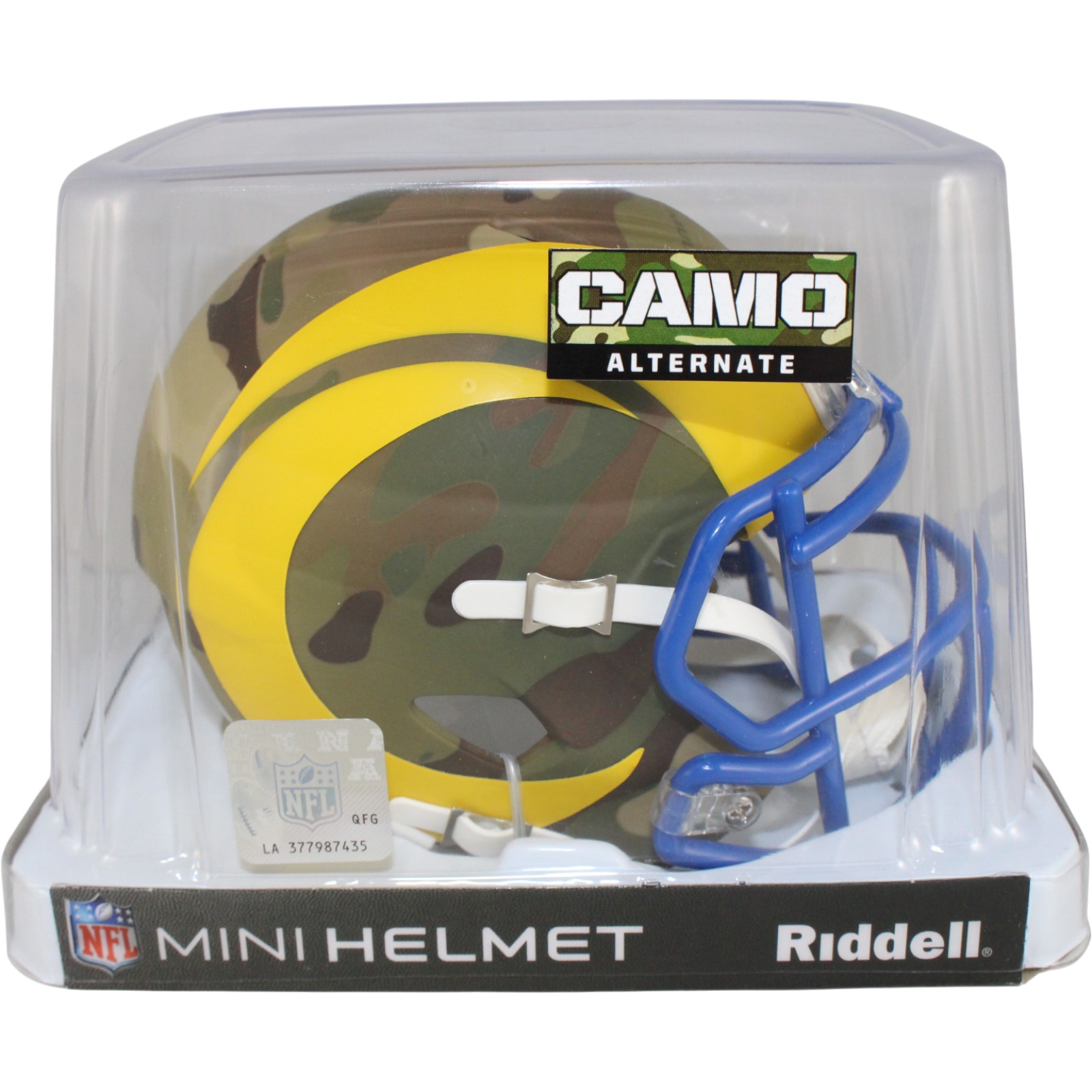 Los Angeles Rams Riddell New In Box Rare Limited Edition Camo Mini Helmet 31288 2 Los Angeles Rams Riddell New In Box Rare Limited Edition Camo Mini Helmet 31288