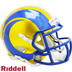Los Angeles Rams Flash Speed Mini Helmet Riddell New In Box 30727