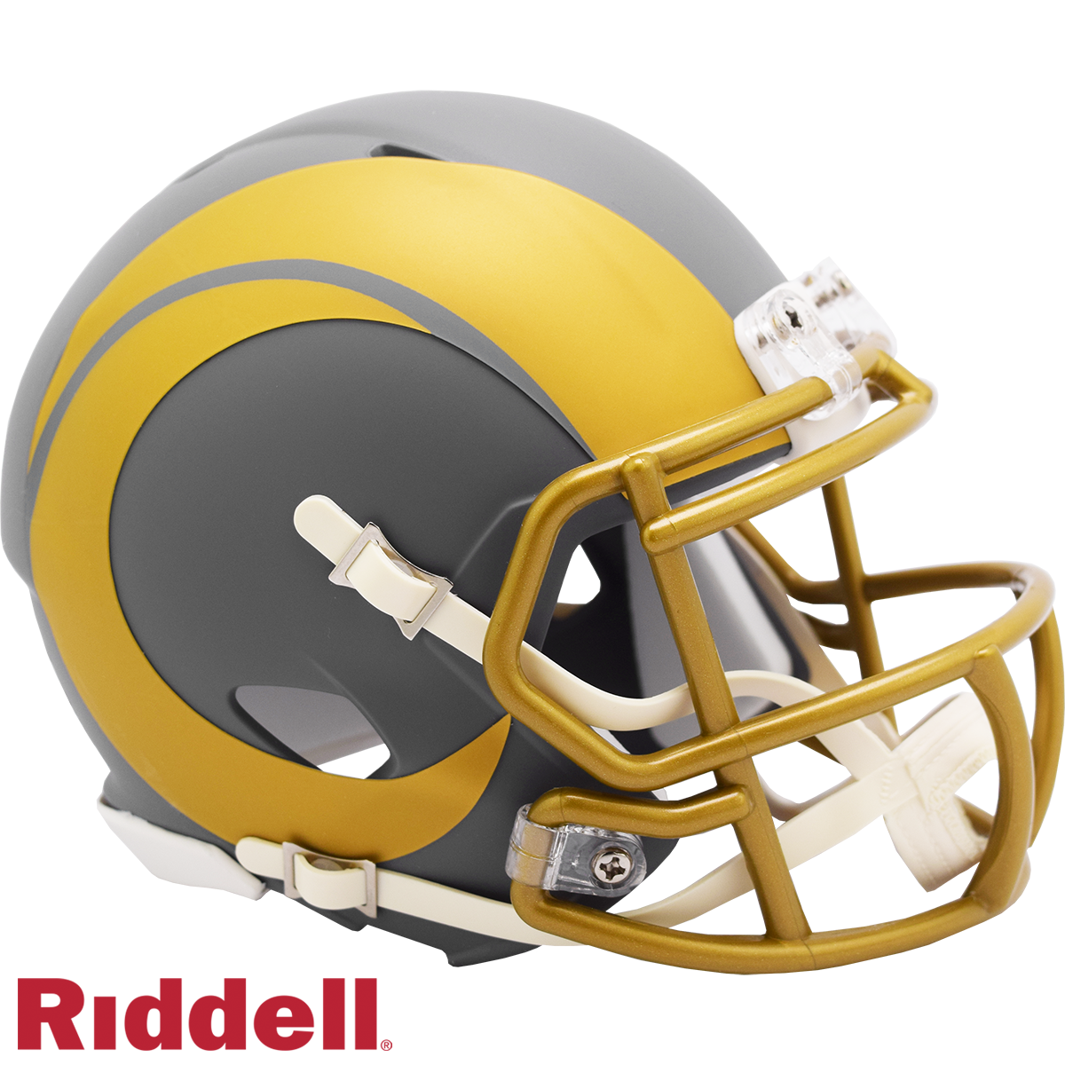 Los Angeles Rams Slate Riddell Mini Helmet New In Box 42133