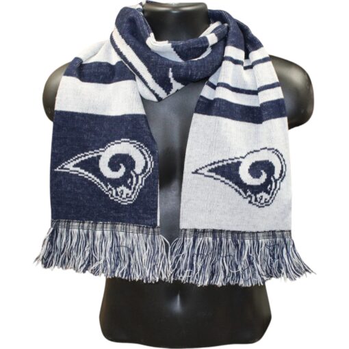Los Angeles Rams Knit Scarf Winter Neck New Reversible Unisex Big Logo 17161