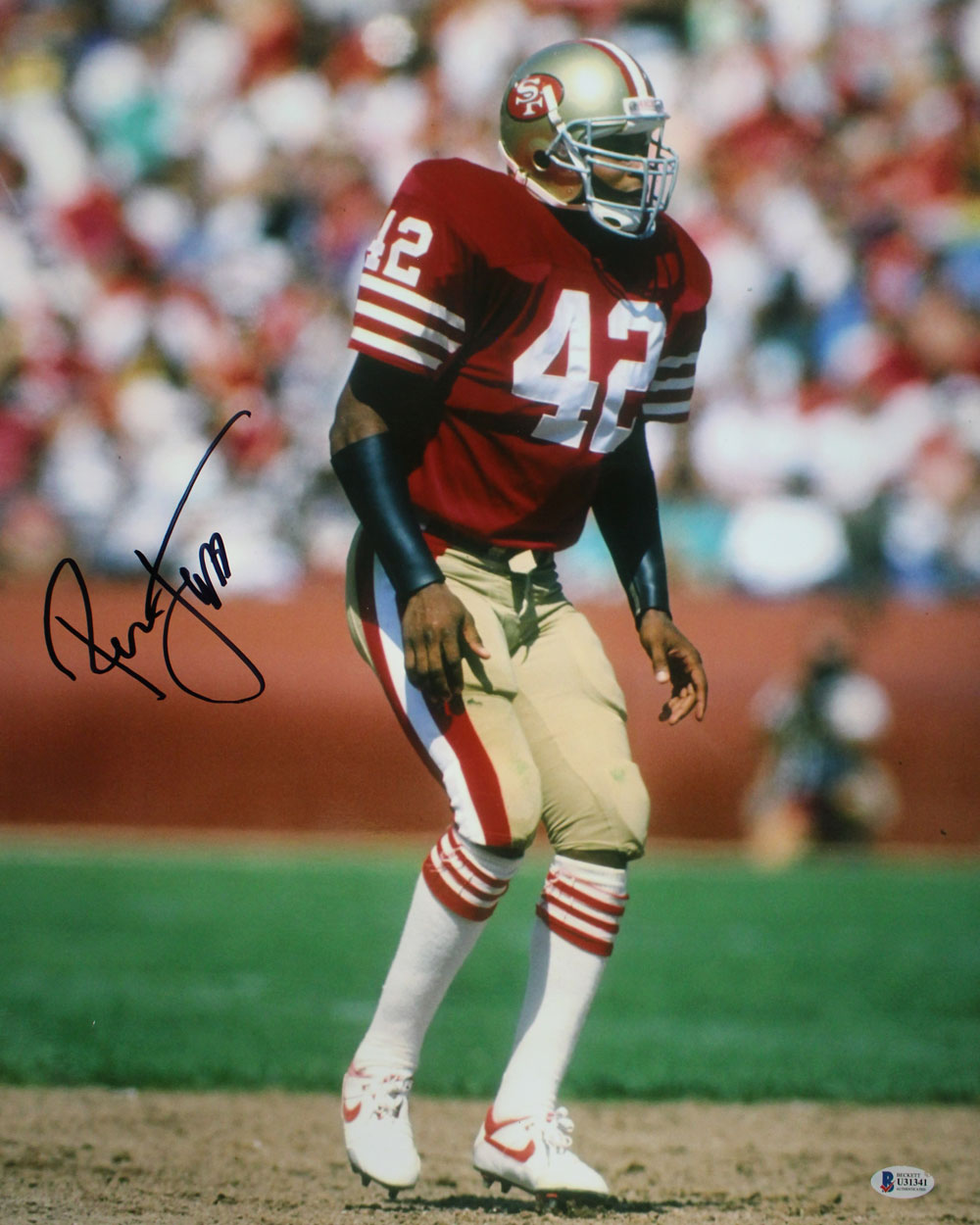 Ronnie Lott Autographed/Signed San Francisco 49ers 16x20 Photo BAS 29149