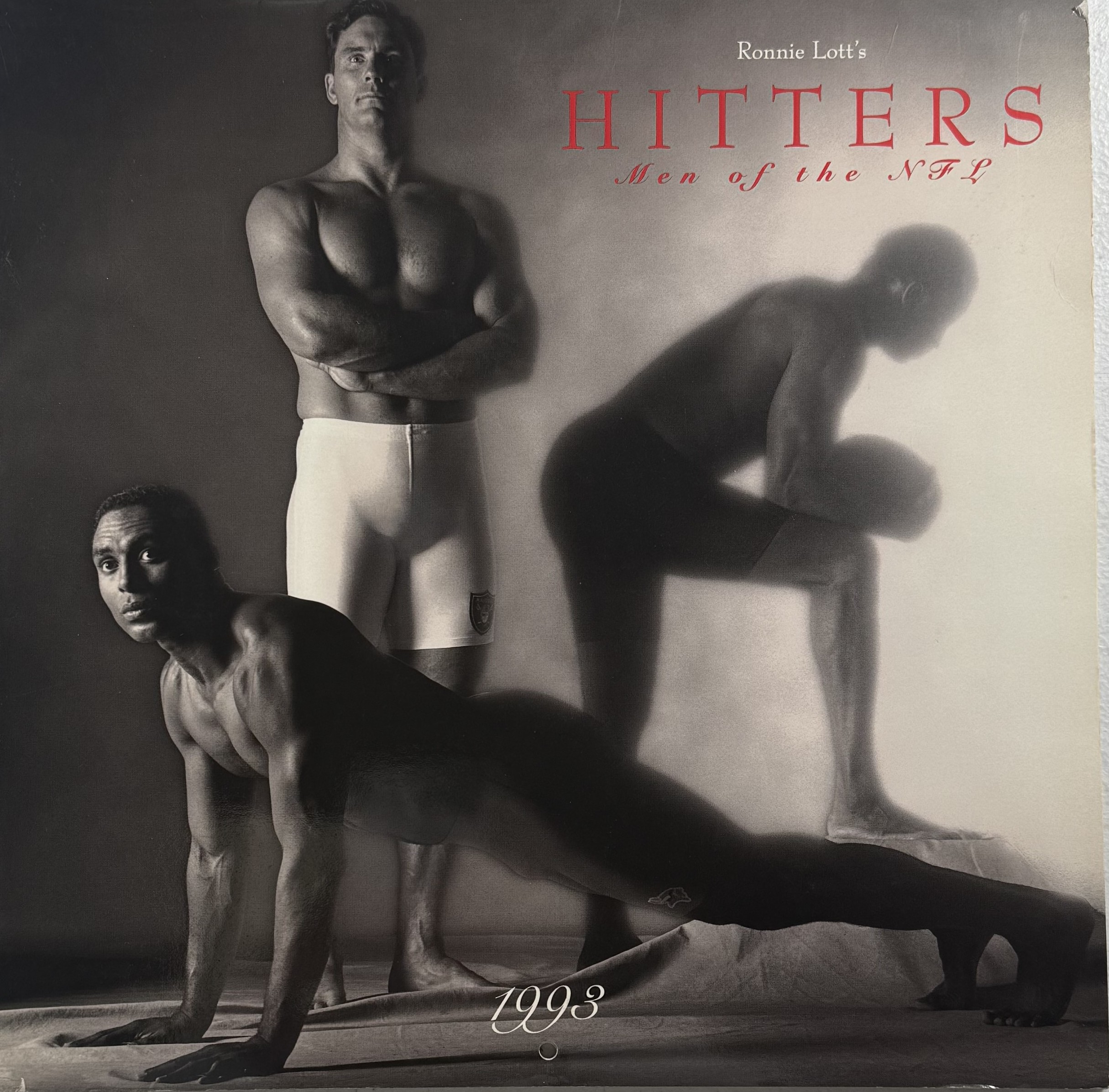 Ronnie Lott's "Hitters" Men of NFL 1993 Vintage Calendar 55897