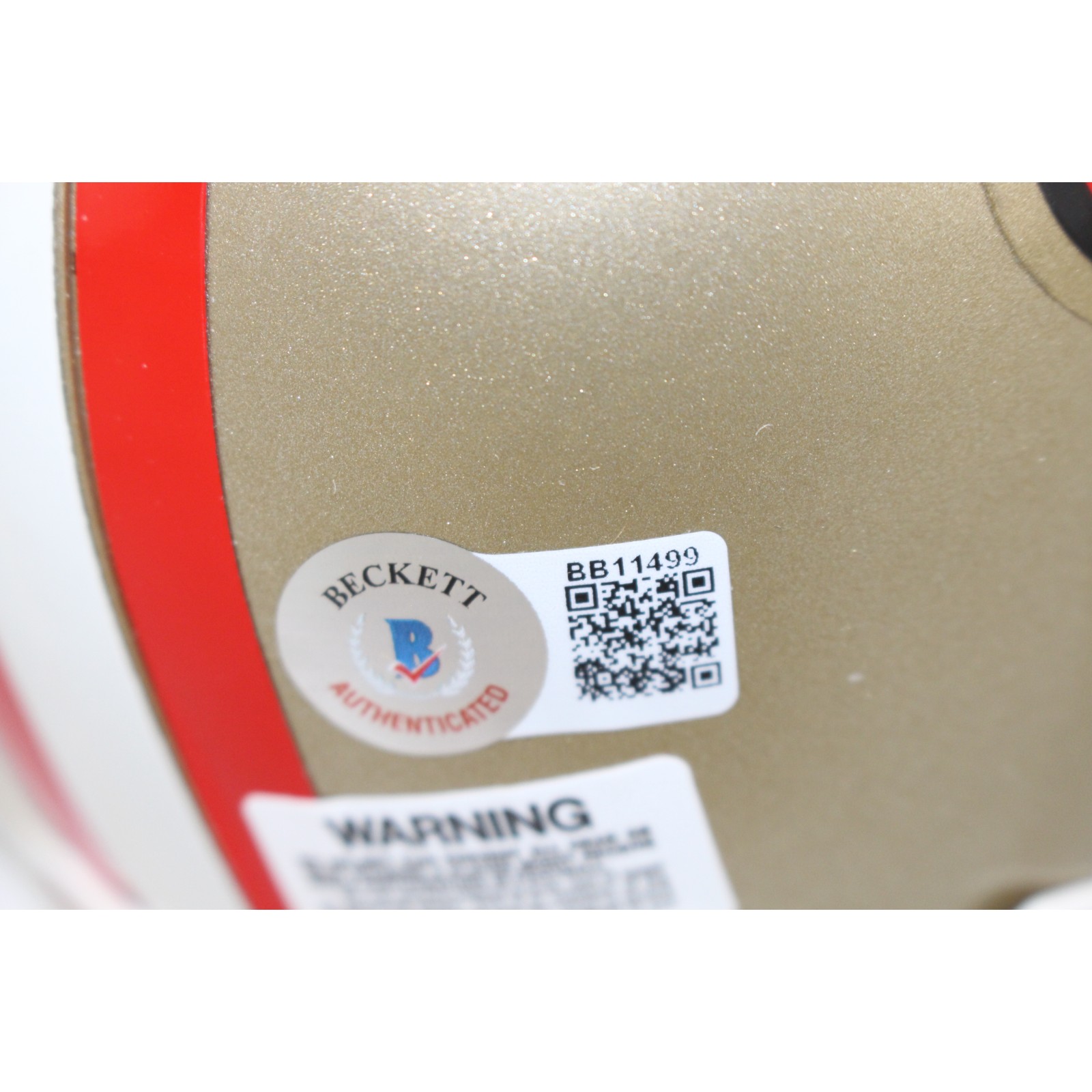 Ronnie Lott Autographed San Francisco 49ers VSR4 Auth Mini Helmet Beckett 52744 4 Ronnie Lott Autographed San Francisco 49ers VSR4 Auth Mini Helmet Beckett 52744