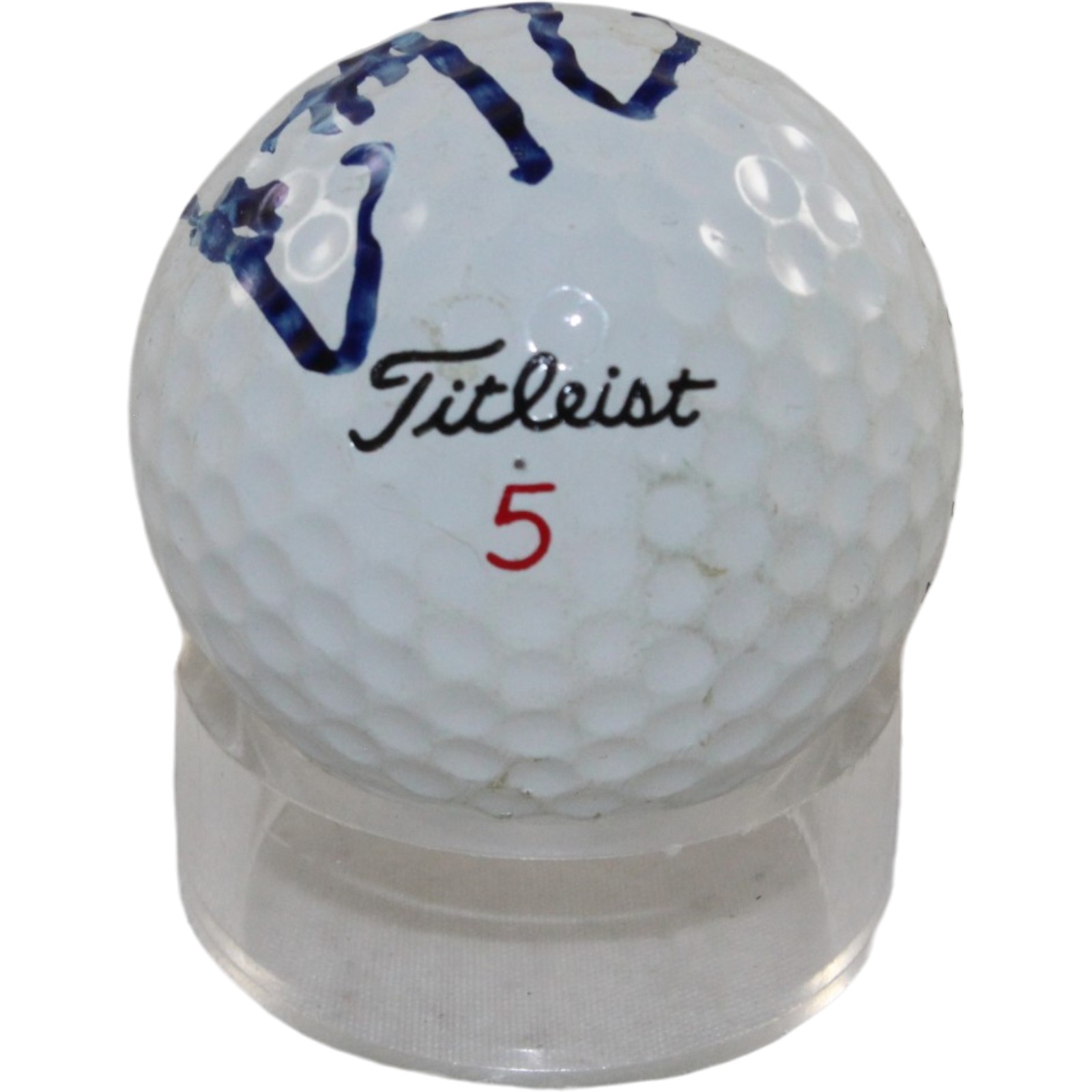 Davis Love III Autographed/Signed PGA Tour Titleist Golf Ball Beckett 55413