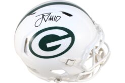 Jordan Love Autographed Green Bay Packers Authentic 24 Alt Helmet JSA 52724