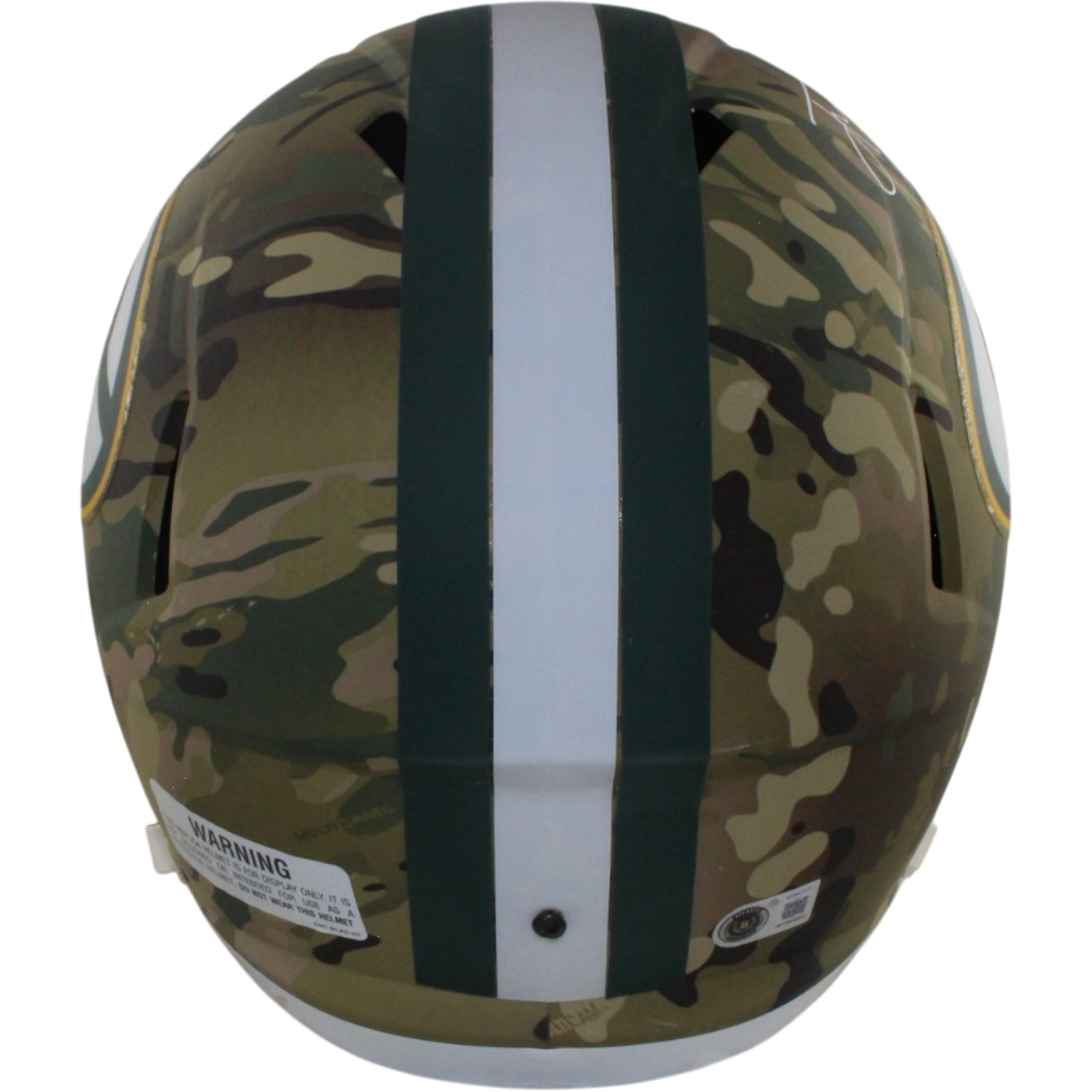 Jordan Love Autographed Green Bay Packers F/S Camo Helmet Beckett Witness 57148 3 Jordan Love Autographed Green Bay Packers F/S Camo Helmet Beckett Witness 57148