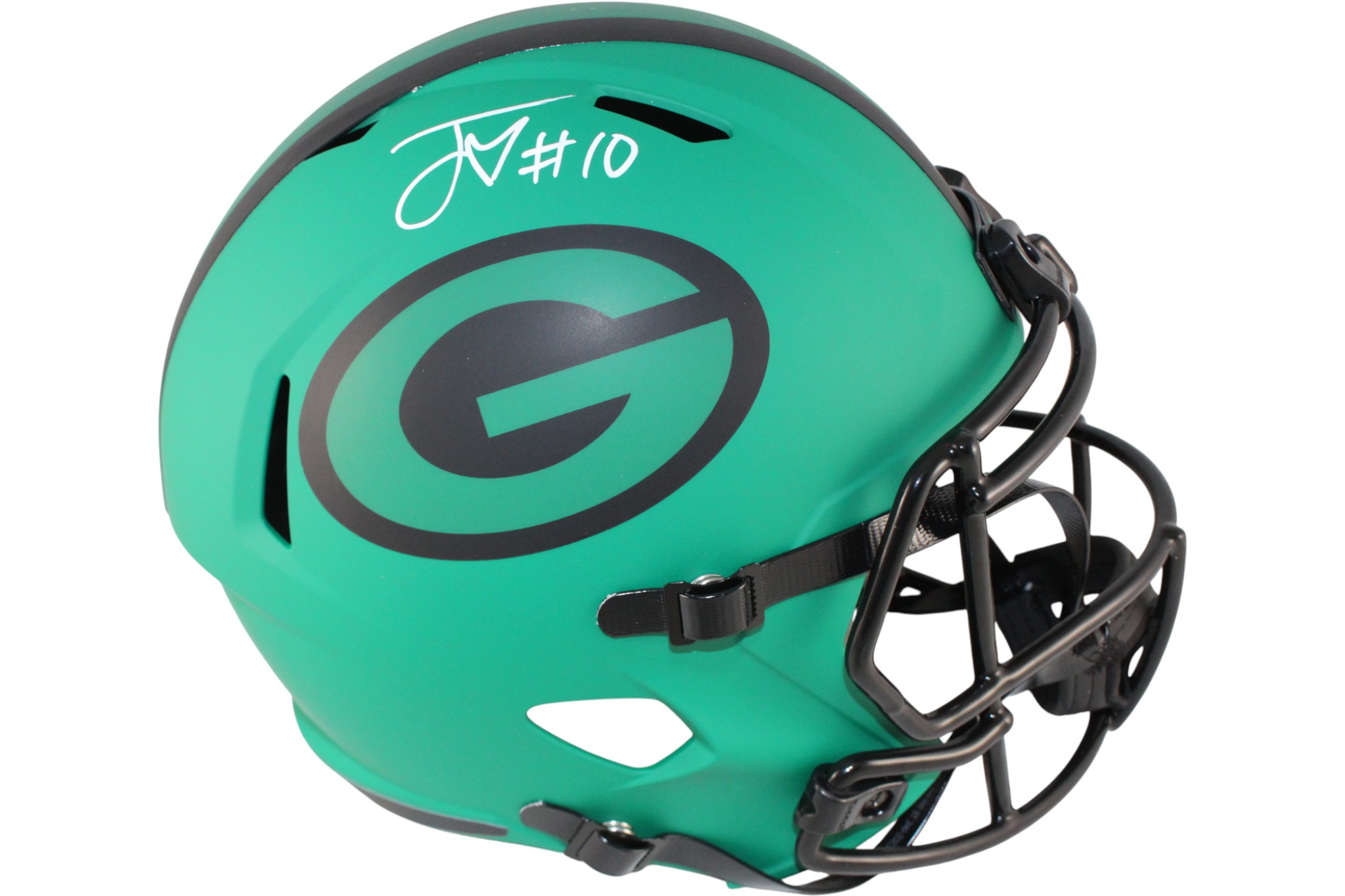 Jordan Love Autographed/Signed Green Bay Packers F/S Rave Helmet JSA 52726
