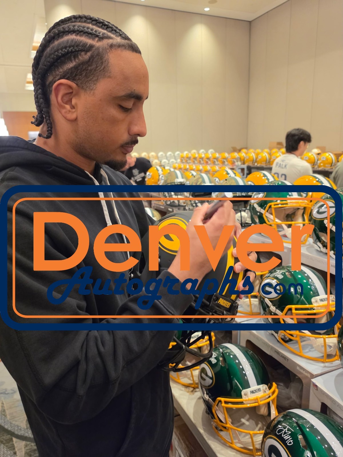 Jordan Love Autographed Green Bay Packers Pro Eclipse Helmet Beckett WIT 57144 7 Jordan Love Autographed Green Bay Packers Pro Eclipse Helmet Beckett WIT 57144