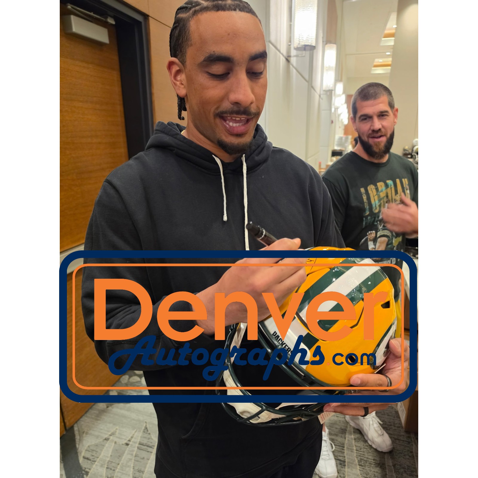 Jordan Love Autographed Green Bay Packers SpeedFlex Helmet Beckett Witness 57143 7 Jordan Love Autographed Green Bay Packers SpeedFlex Helmet Beckett Witness 57143