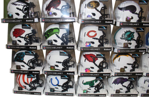 Complete 31 Team Lunar Speed Mini Helmet Set New In Box