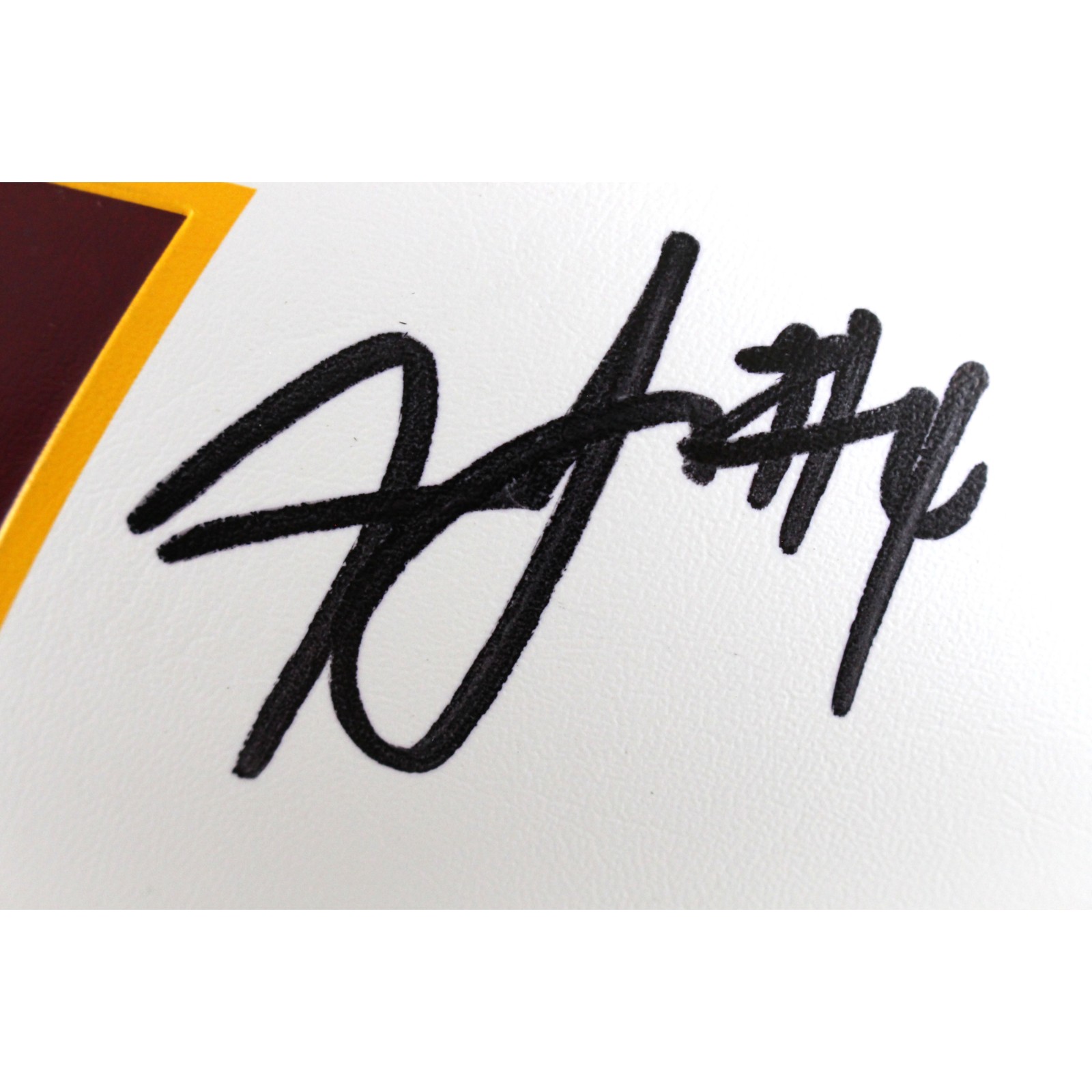 Frankie Luvu Autographed Washington Commanders Logo Football Beckett W 51823 2 Frankie Luvu Autographed Washington Commanders Logo Football Beckett W 51823