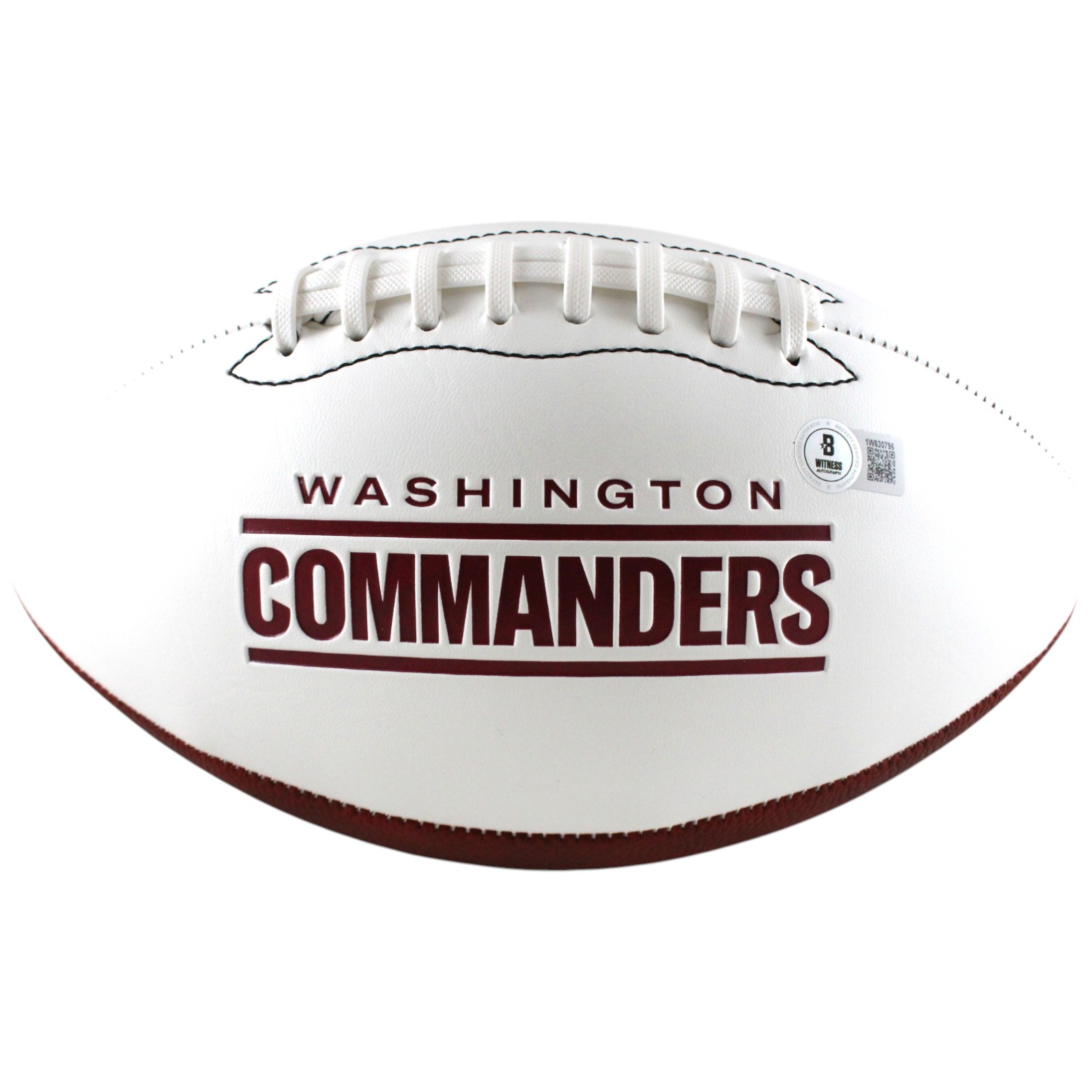 Frankie Luvu Autographed Washington Commanders Logo Football Beckett W 51823 3 Frankie Luvu Autographed Washington Commanders Logo Football Beckett W 51823