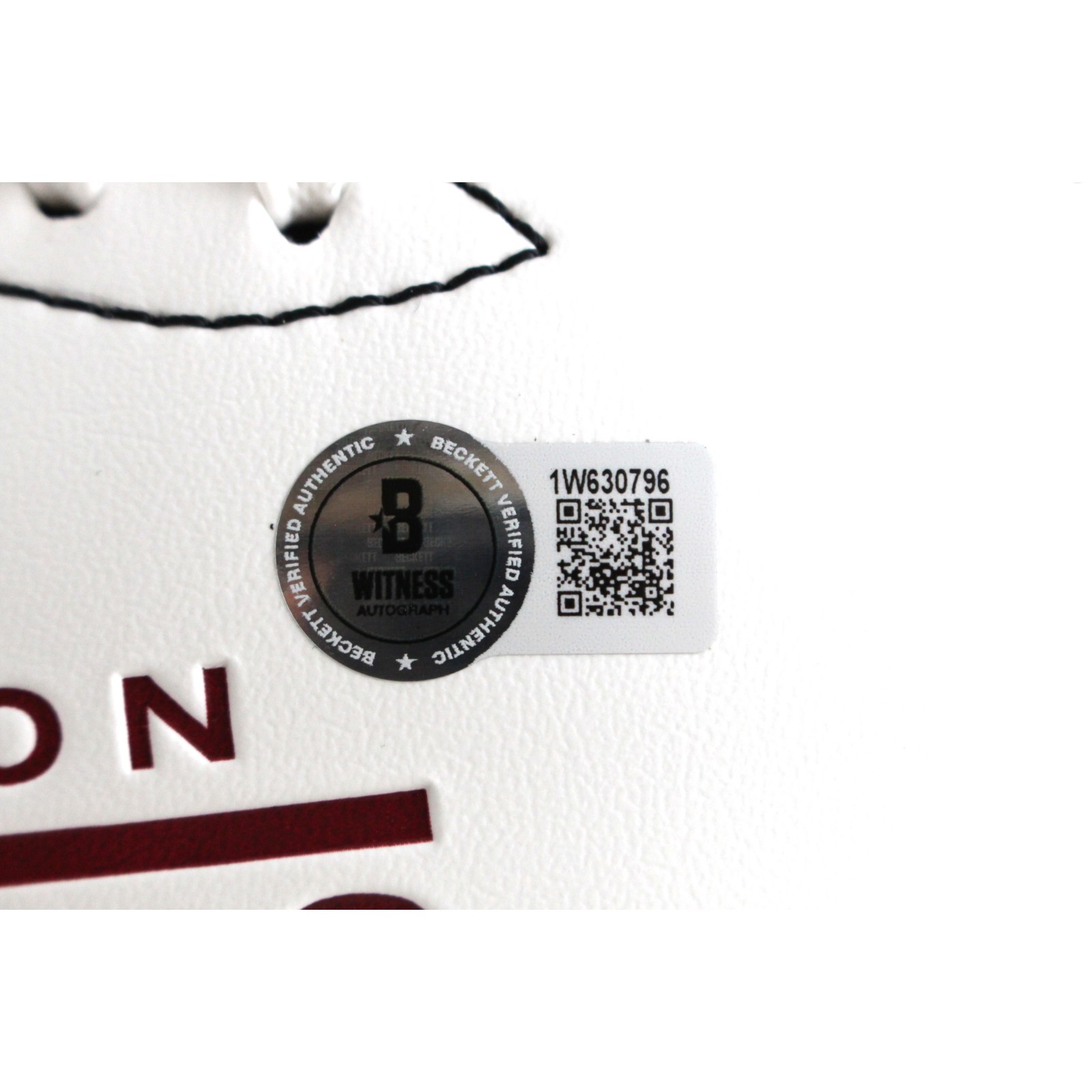 Frankie Luvu Autographed Washington Commanders Logo Football Beckett W 51823 4 Frankie Luvu Autographed Washington Commanders Logo Football Beckett W 51823