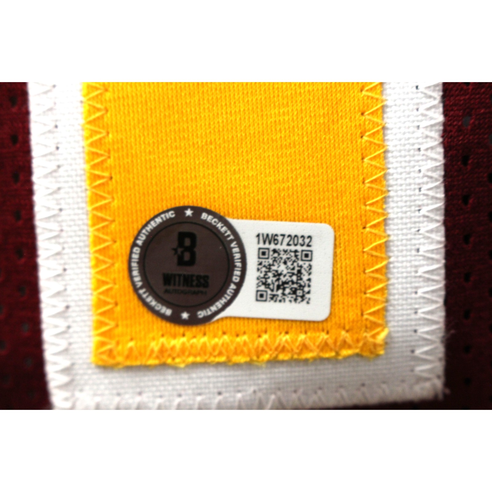 Frankie Luvu Autographed/Signed Pro Style Red XL Jersey Beckett Witness 51836 3 Frankie Luvu Autographed/Signed Pro Style Red XL Jersey Beckett Witness 51836