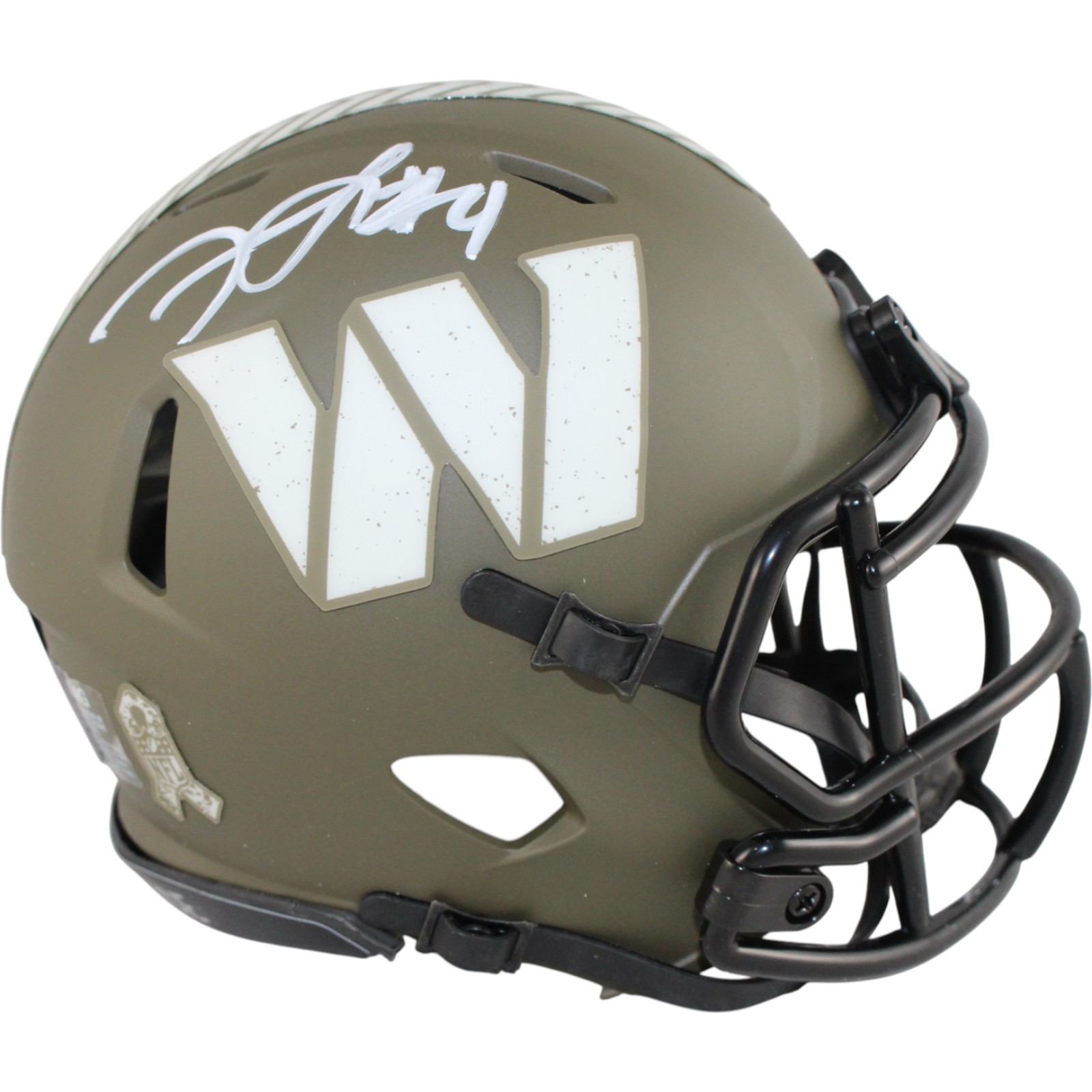 Frankie Luvu Autographed Washington Commanders 22 STS Mini Helmet Beckett 51703 1 Frankie Luvu Autographed Washington Commanders 22 STS Mini Helmet Beckett 51703