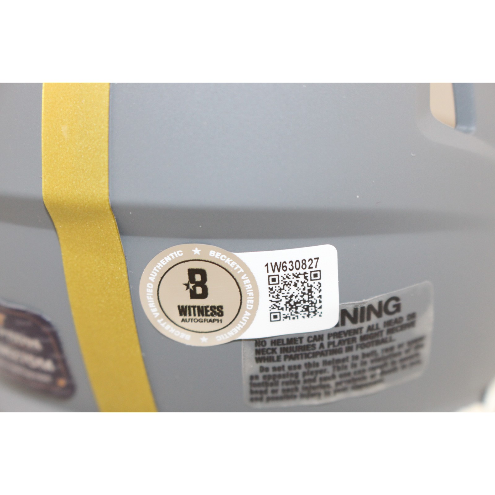 Frankie Luvu Autographed Washington Commanders Slate Mini Helmet Beckett 51706 3 Frankie Luvu Autographed Washington Commanders Slate Mini Helmet Beckett 51706