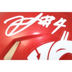 Frankie Luvu Signed Washington State Cougars Mini Helmet Beckett Witness 51712