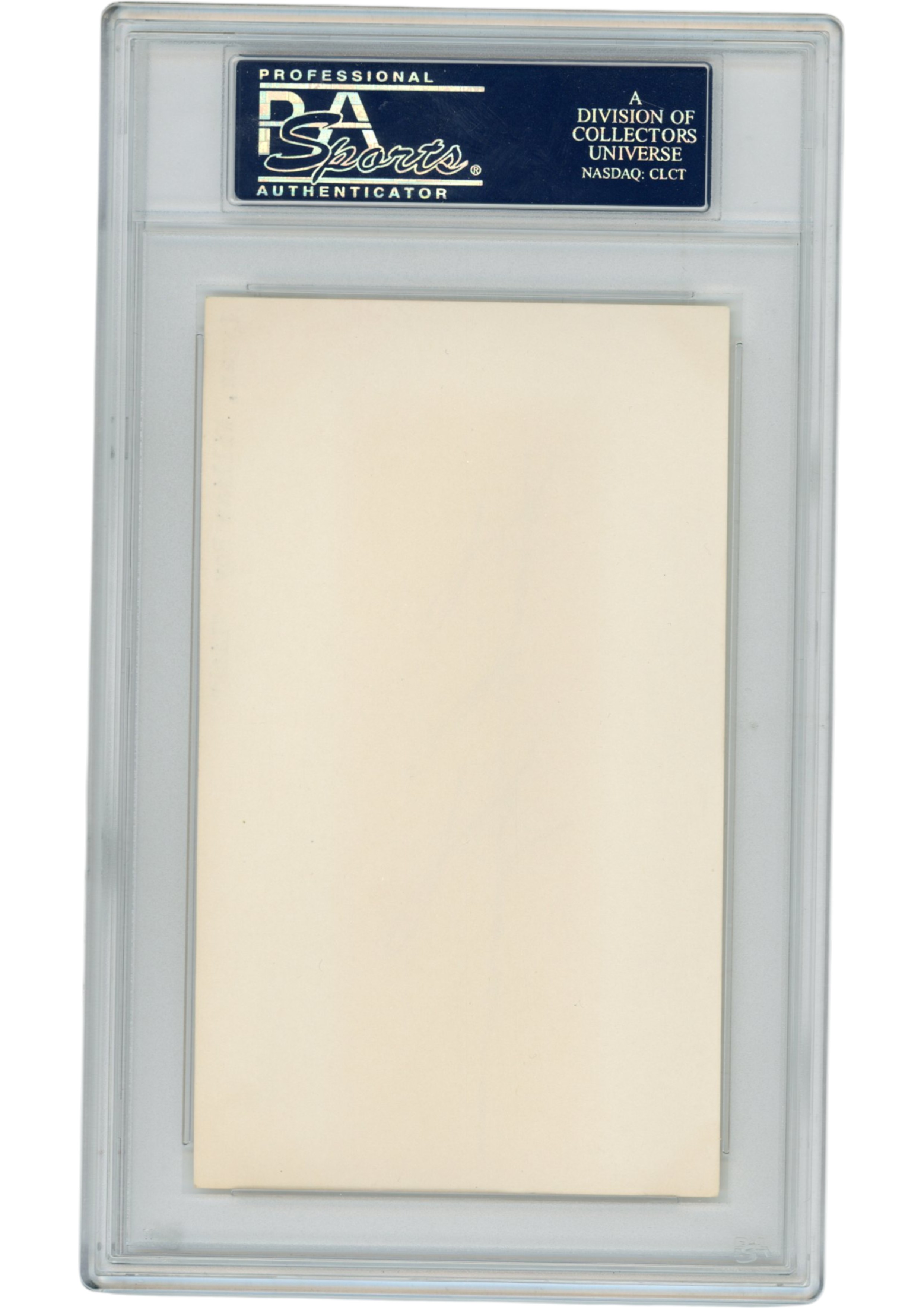 Link Lyman Autographed/Signed Chicago Bears Index Card Slabbed PSA 54911