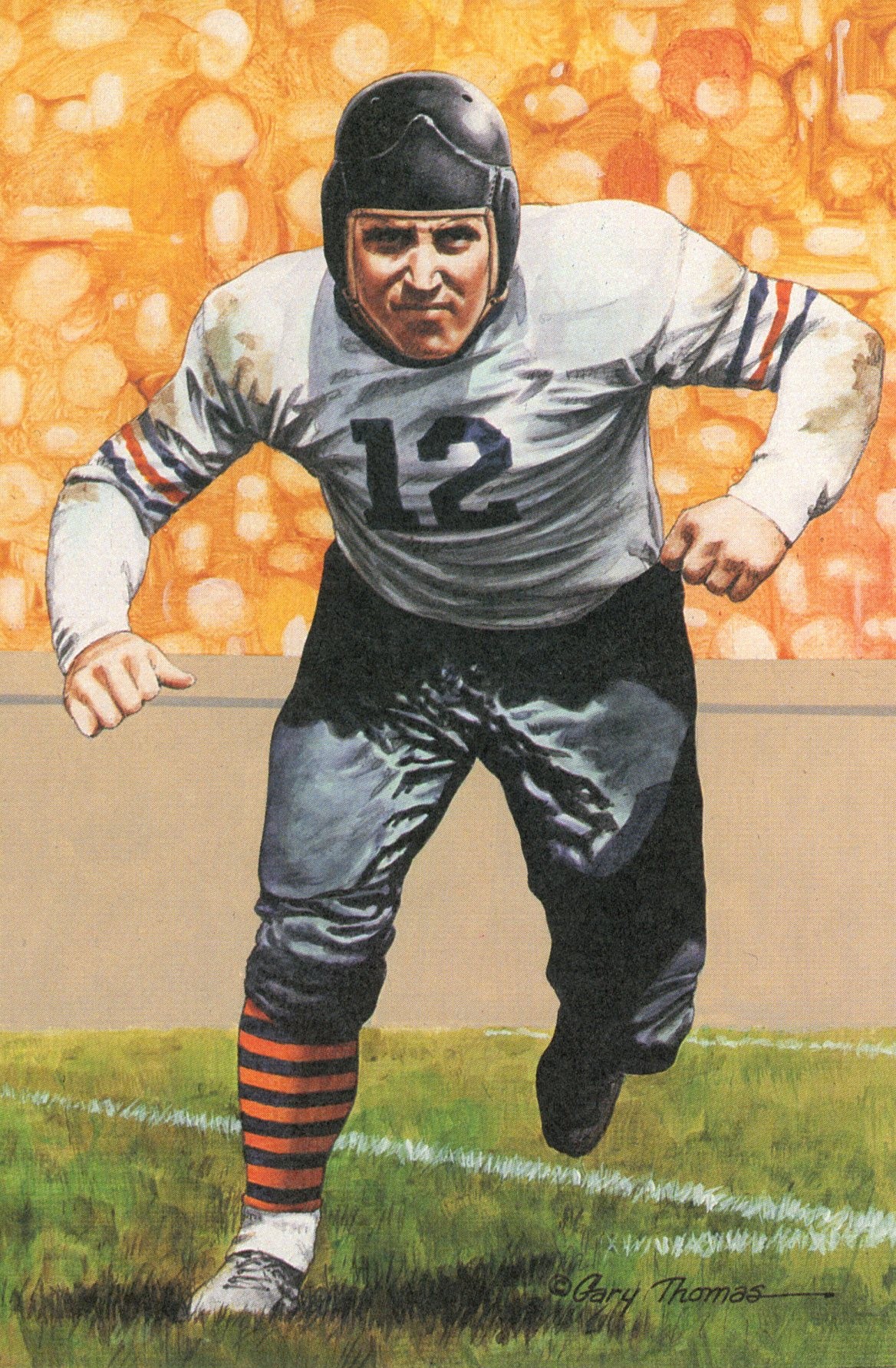 William Roy "Link" Lyman Chicago Bears Goal Line Art Card #165 LE /5000 58107
