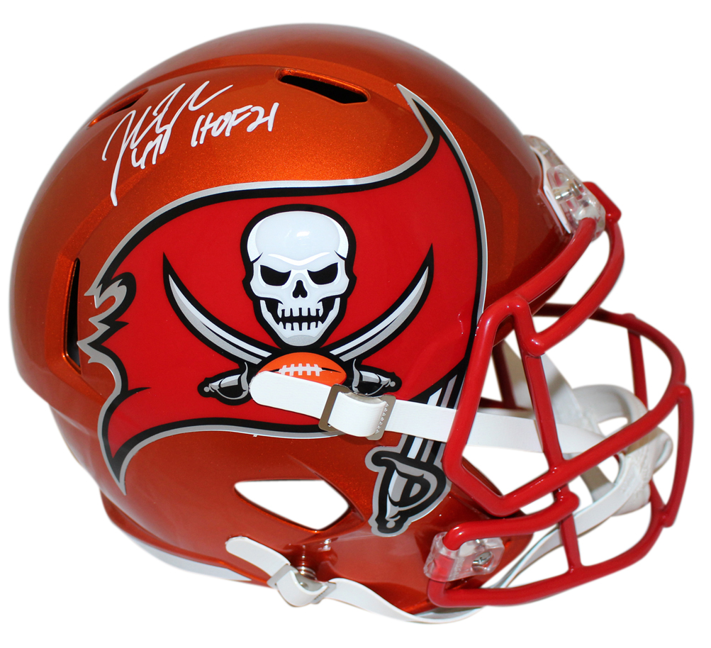 John Lynch Signed Tampa Bay Buccaneers F/S Flash Helmet HOF Beckett
