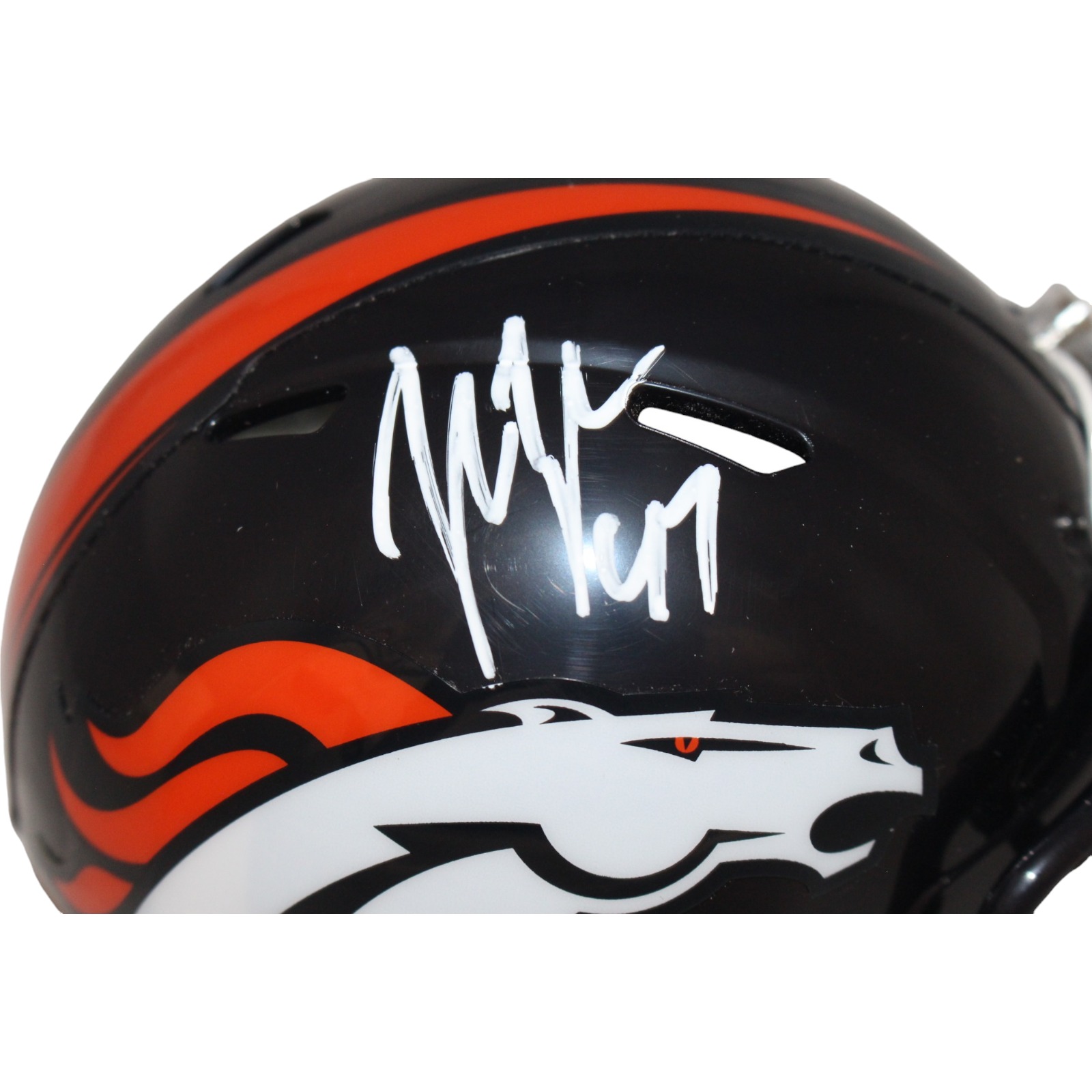 John Lynch Autographed/Signed Denver Broncos Mini Helmet Beckett