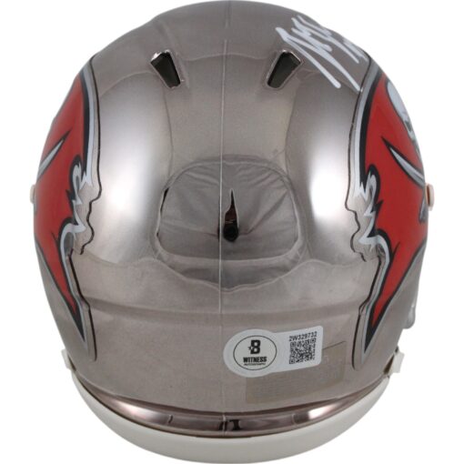 John Lynch Autographed Tampa Bay Buccaneers Chrome Mini Helmet Beckett 49977