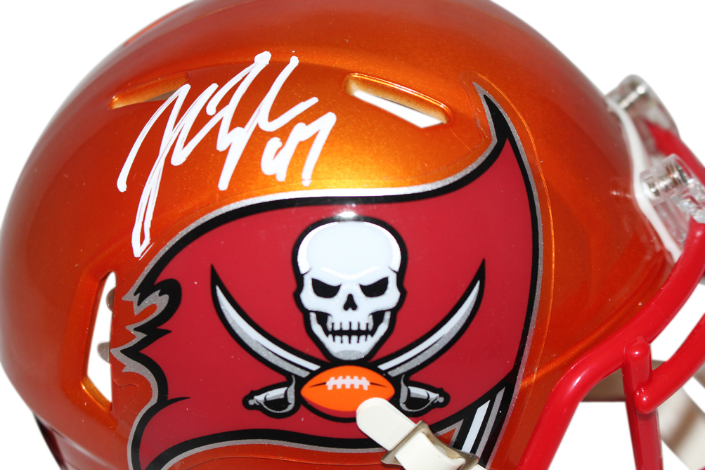 John Lynch Autographed Tampa Bay Buccaneers Flash Mini Helmet Beckett