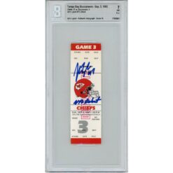 John Lynch Autographed Tampa Bay Buccaneers NFL Debut Ticket Stub Beckett 42714