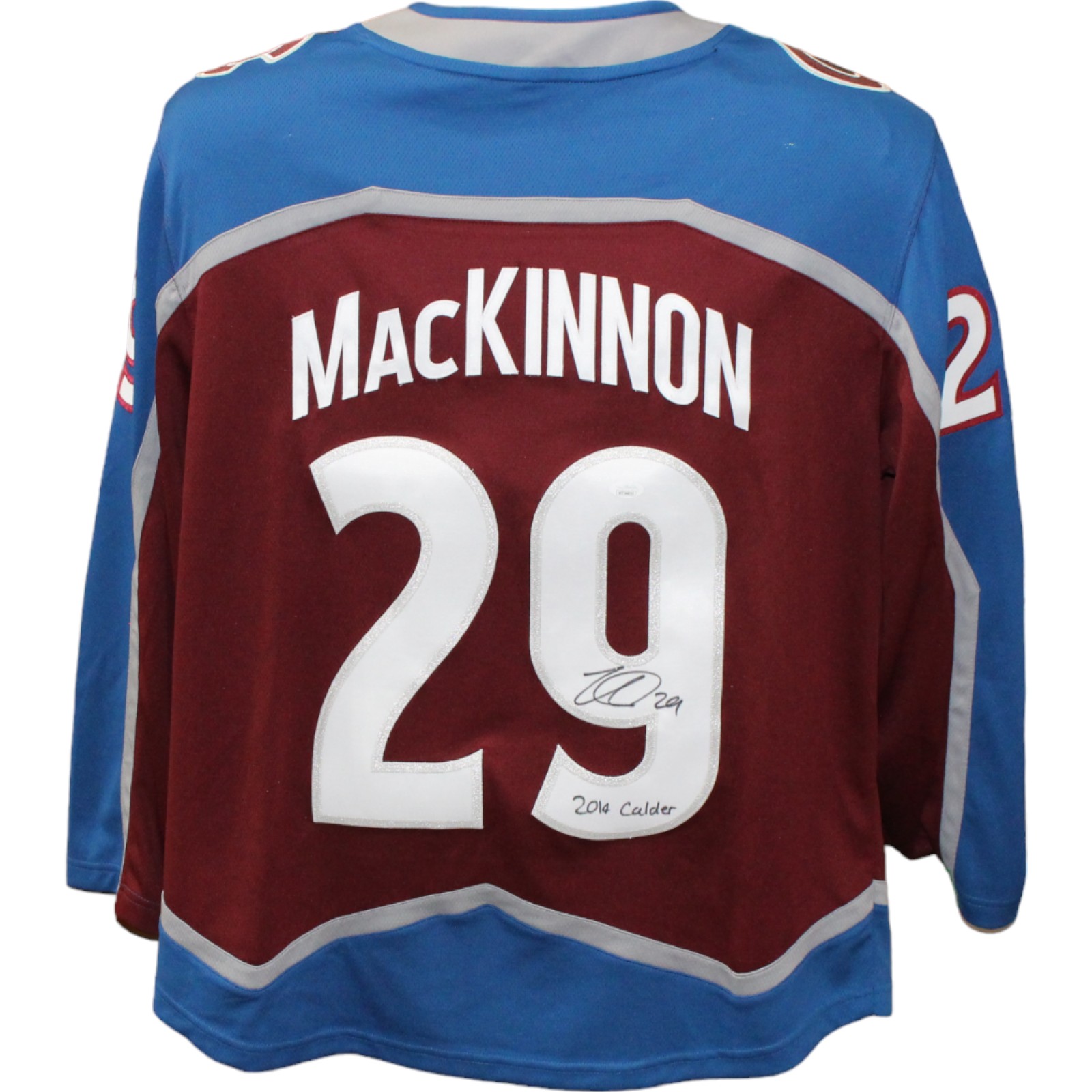 Nate MacKinnon Signed Colorado Avalanche Red Jersey 2014 Calder JSA