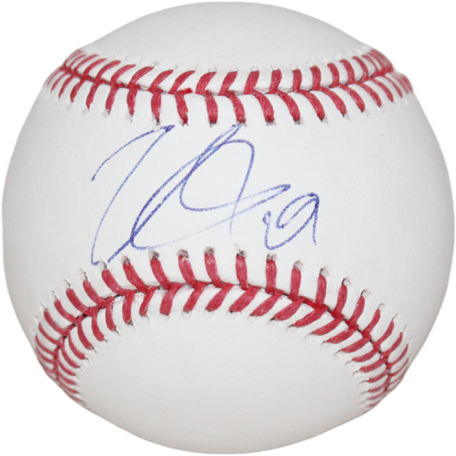 Nate MacKinnon Autographed/Signed Colorado Avalanche Baseball JSA