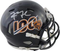 Khalil Mack Autographed/Signed Chicago Bears NFL 100 Mini Helmet Beckett 59390