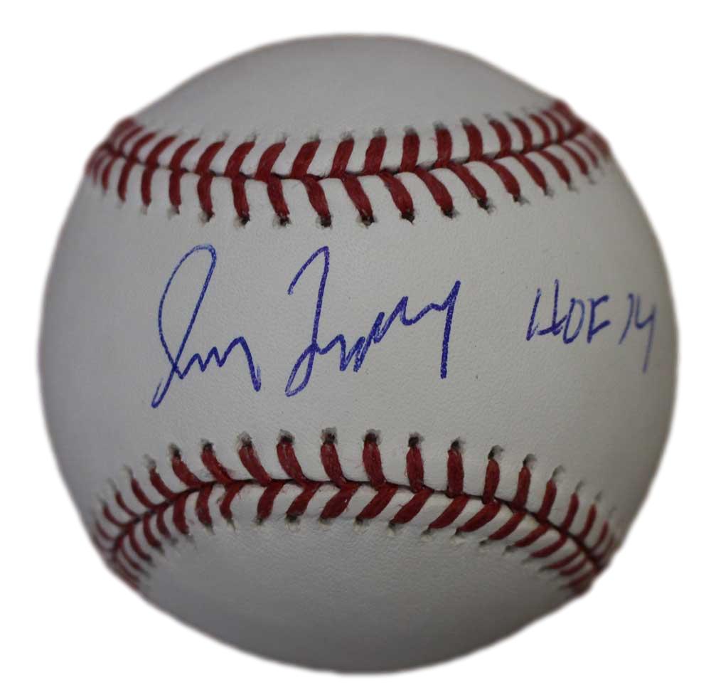 Greg Maddux Autographed/Signed Atlanta Braves OML Baseball HOF MLB 29962