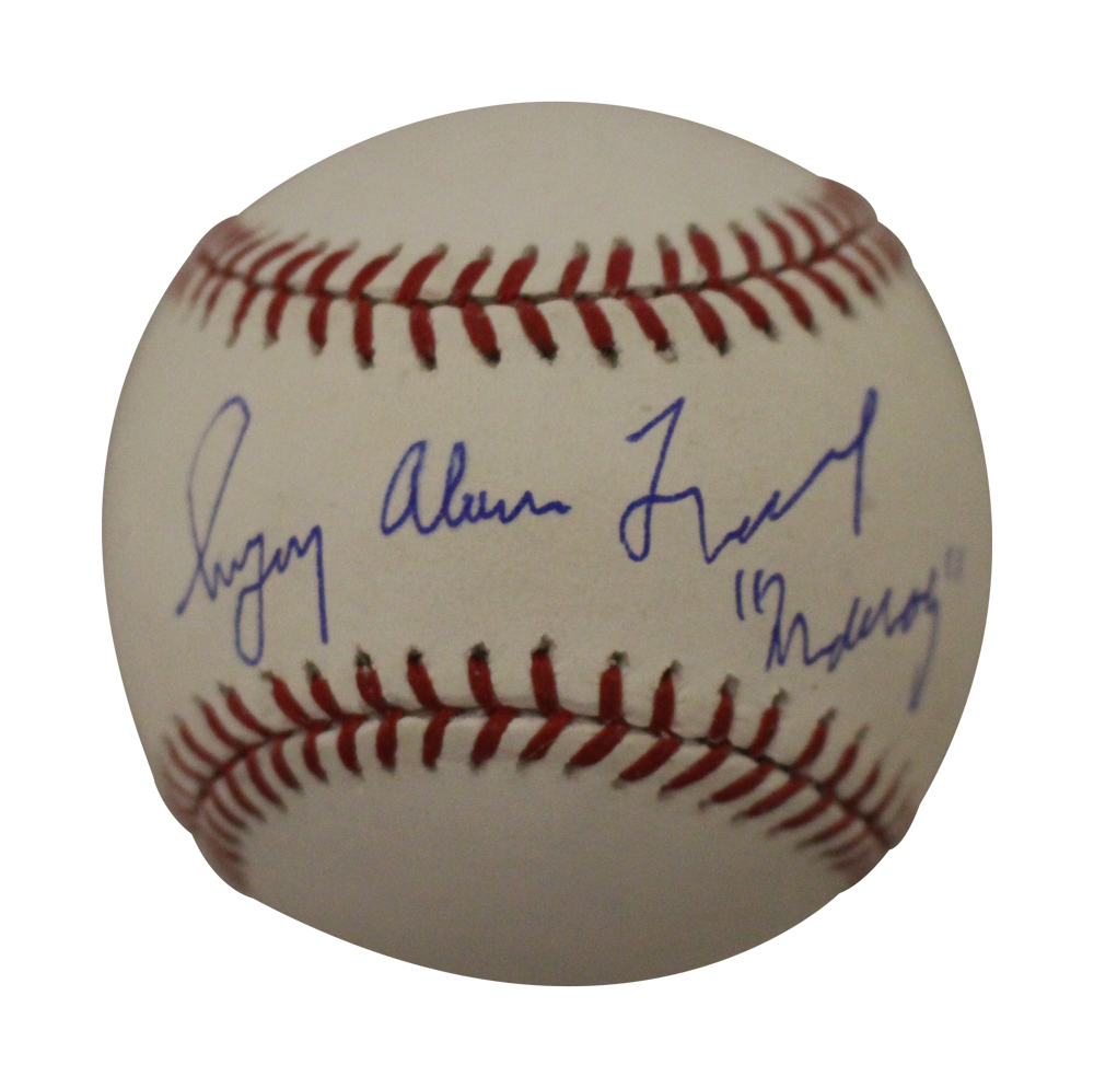 Greg Alan Maddux Signed Atlanta Braves OML Baseball Mad Dog BAS 27370