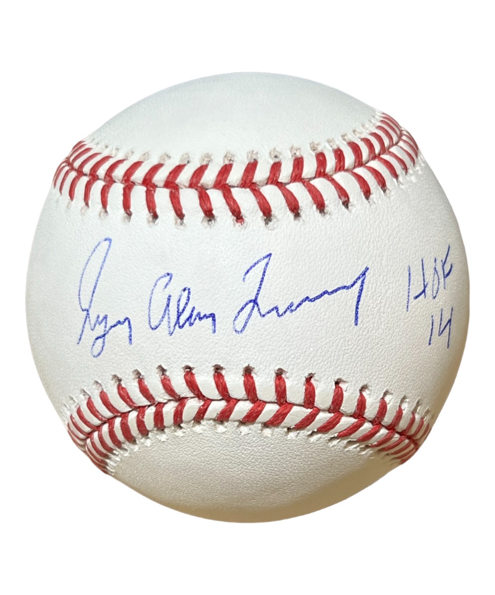 Greg Maddux Autographed ROMLB Baseball Full Name HOF 14 Cubs Braves