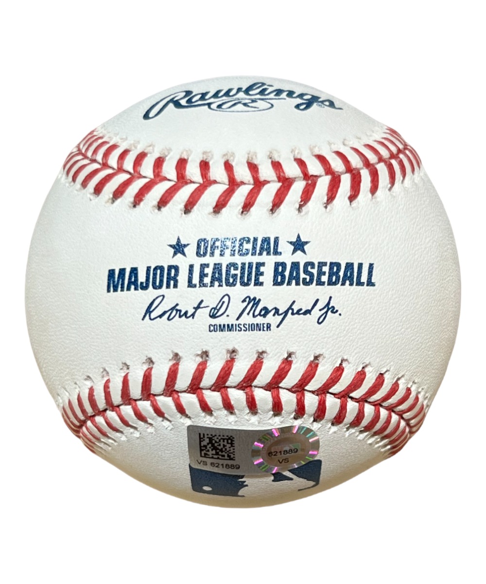 Greg Maddux Autographed ROMLB Baseball Full Name HOF 14 Cubs Braves