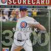 Greg Maddux Autographed/Signed Chicago Cubs 3000K Scorecard JSA 24773