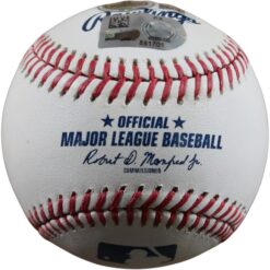 Jesus Made Autographed Milwaukee Brewers OML Baseball El Nino Beckett 56302