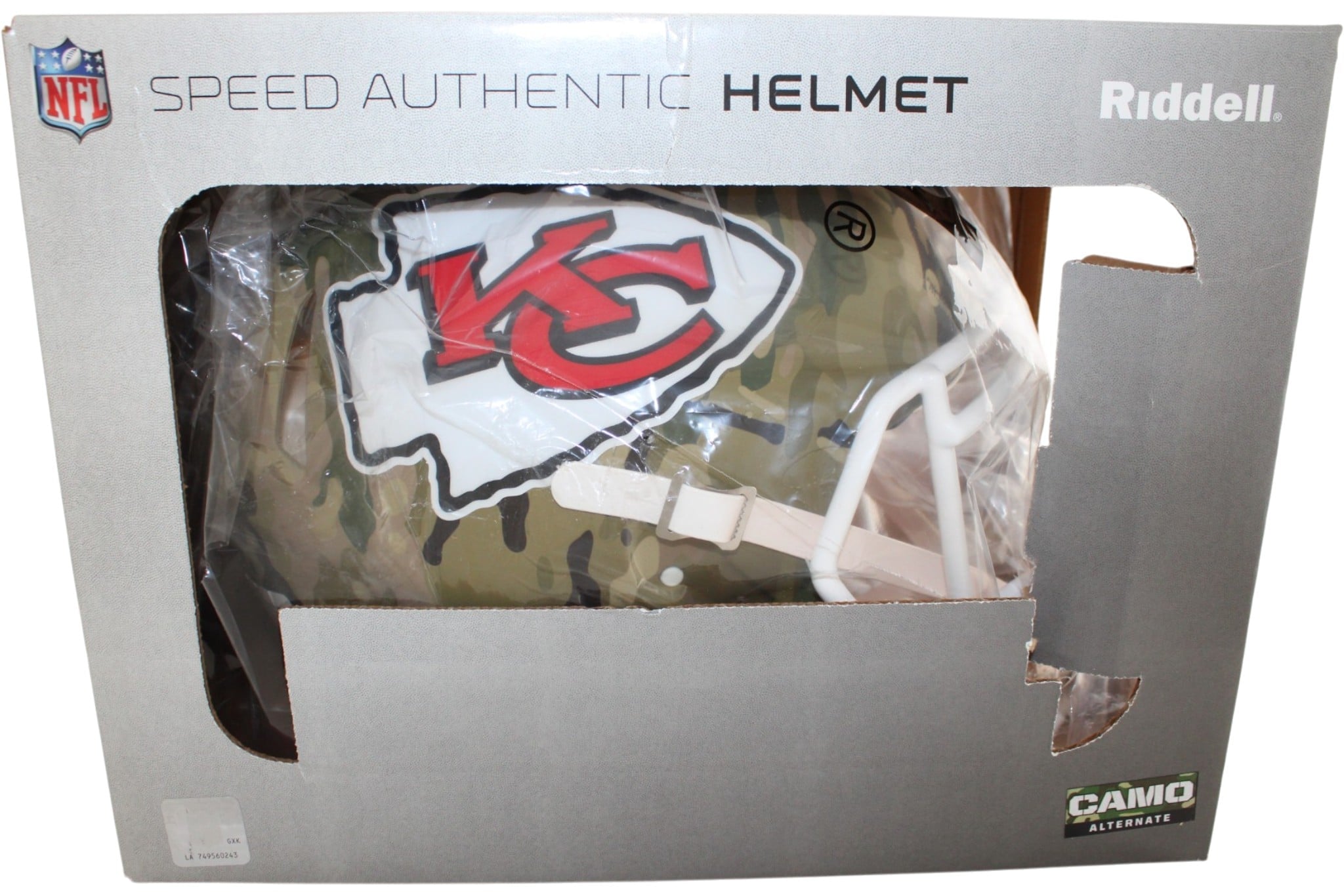 Patrick Mahomes Autographed Kansas City Chiefs Camo Helmet Pro Beckett 58548 6 Patrick Mahomes Autographed Kansas City Chiefs Camo Helmet Pro Beckett 58548