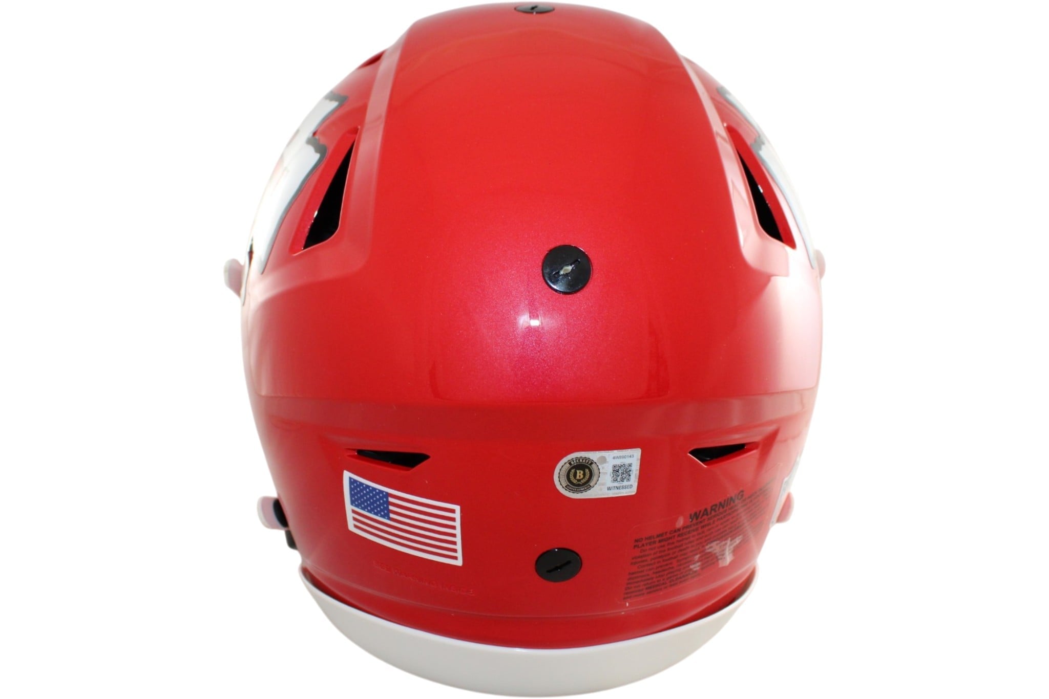 Patrick Mahomes Autographed Kansas City Chiefs Helmet Speedflex Beckett 58536 3 Patrick Mahomes Autographed Kansas City Chiefs Helmet Speedflex Beckett 58536