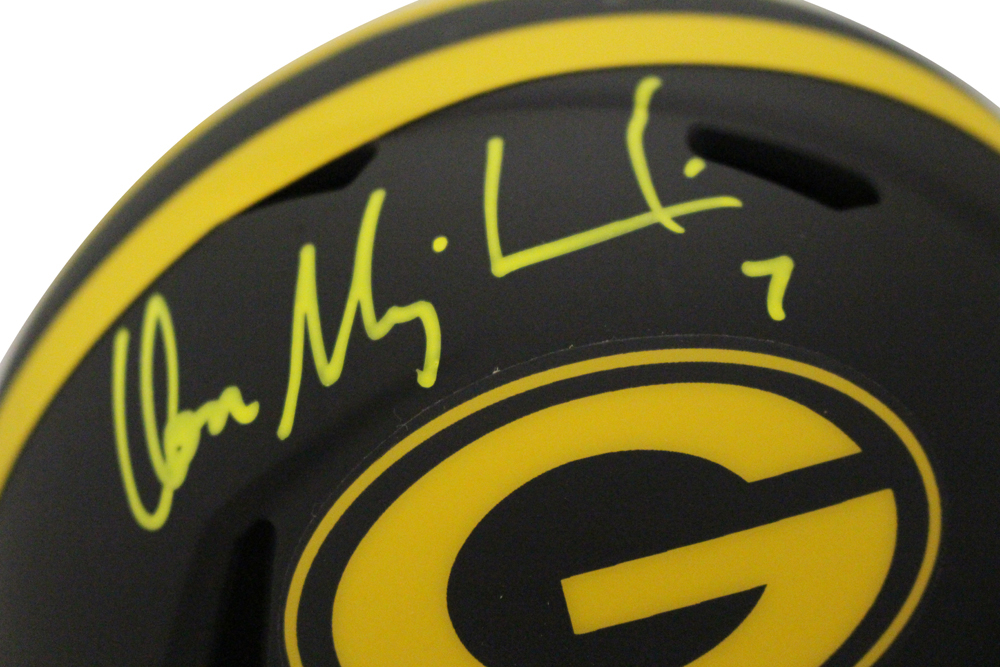 Don Majkowski Signed Green Bay Packers Eclipse Mini Helmet Beckett