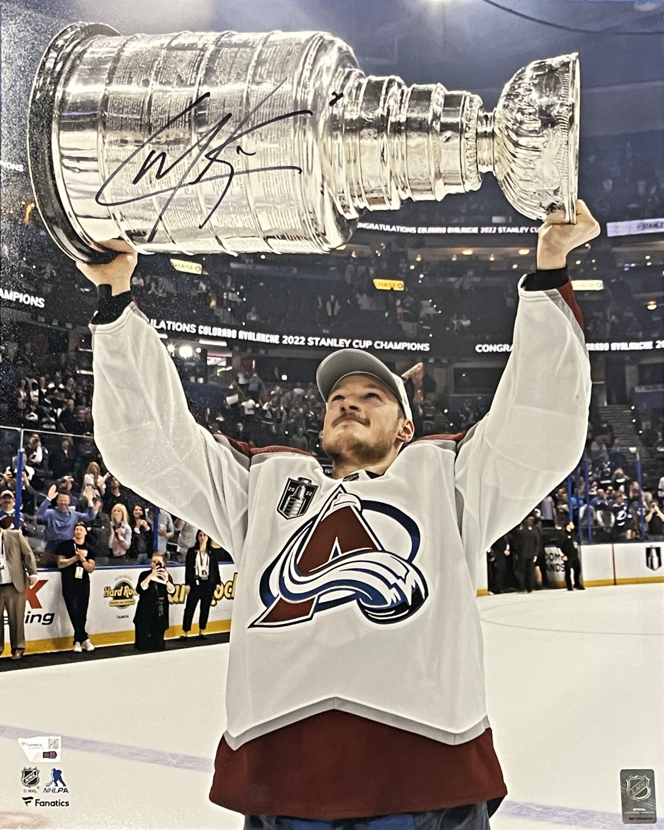 Cale Makar Autographed/Signed Colorado Avalanche 16x20 Photo FAN